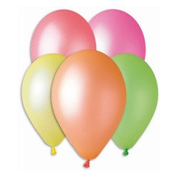 Balon GF90 fluor 10" - "różnokolorowy" / 100 szt.