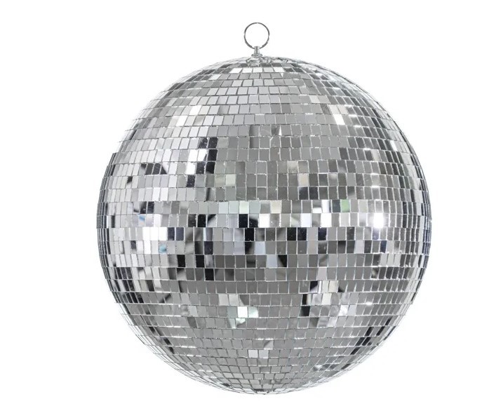 Kula lustrzana disco, srebrny, 30 cm Kula lustrzana disco, srebrny, 30 cm