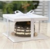Pudełko na ciasto ze wstążką 25 x 25 x 15 cm 1 szt