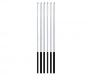 Świeczki B&C Magiczny Płomień, srebrne, 3x3x150mm, Świeczki B&C Magiczny Płomień, srebrne, 3x3x150mm,