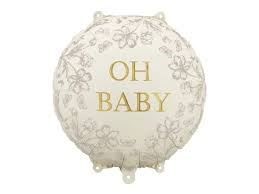 Balon foliowy pastylka Oh Baby, 35x35 cm Balon foliowy pastylka Oh Baby, 35x35 cm
