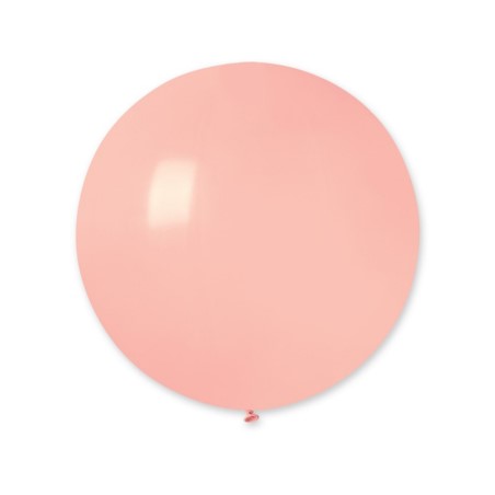 Balon G220,kula 60 cm, różowa delikatna