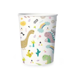 Kubki Dino 220 ml 6szt.