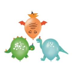 Balony Dinozaury 12" 3szt