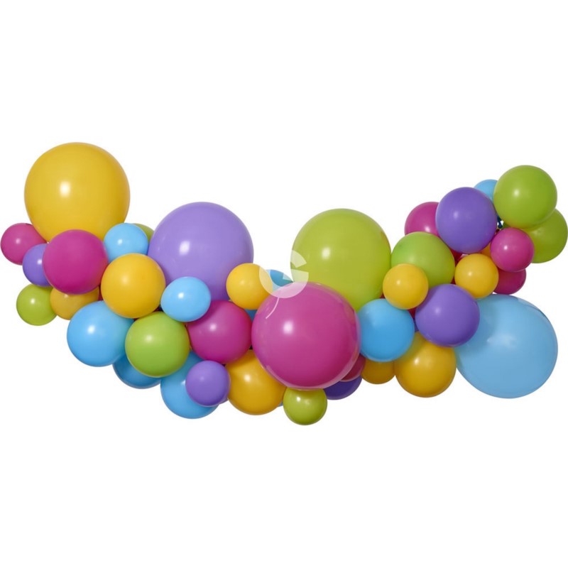 Girlanda balonowa DIY Kolorowa, 65 balonów + taśma Girlanda balonowa DIY Kolorowa, 65 balonów + taśma