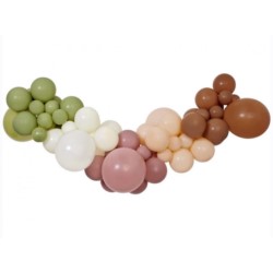 Girlanda balonowa DIY Boho, 65 szt.