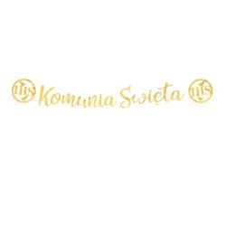 Banner Komunijny Komunia Święta 150 cm