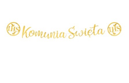 Banner Komunijny Komunia Święta 150 cm
