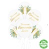 Balony Komunia Święta Eukaliptus 12" / 6szt