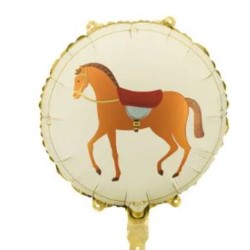 Balon foliowy Koń, 45 cm, mix