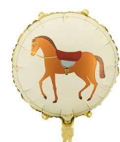 Balon foliowy Koń, 45 cm, mix