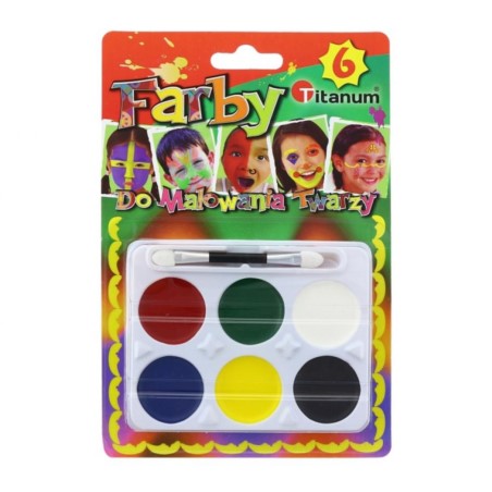 Farby do malowania twarzy i ciała 6 kol.