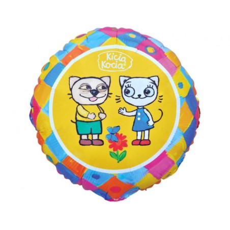 Balon foliowy Kicia Kocia i Pacek, 18"