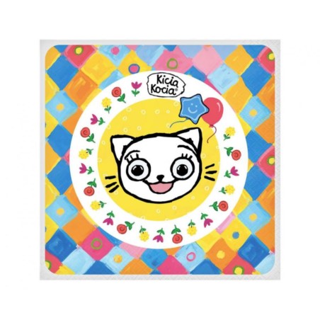 Serwetki pap. Kicia Kocia (licencja), 33 x 33cm