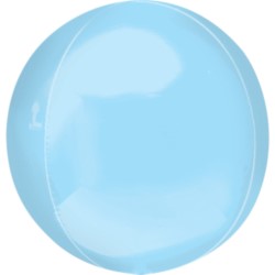 Balon foliowy Orbz Orbz Pastel Blue 38 cm x 40 cm