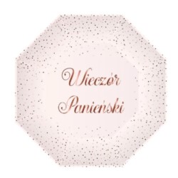 Papierowe talerze Wieczór Panieński 23cm / 6szt.