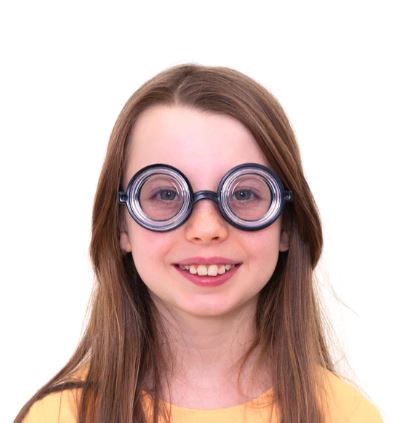 Imprezowe okulary Nerd 1szt.