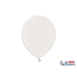 Balony Strong 30 cm, Metalic Pure White, 10 szt