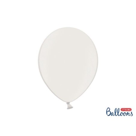 Balony Strong 30 cm, Metalic Pure White, 10 szt