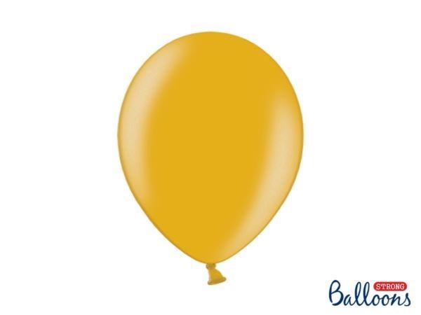 Balony Strong 30 cm, Metallic Gold, 10 szt. Balony Strong 30 cm, Metallic Gold, 10 szt.