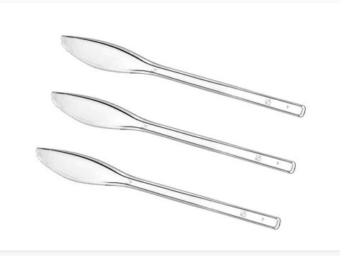 Noże wielokrotnego użytku 17,5cm transparentne Noże wielokrotnego użytku 17,5cm transparentne