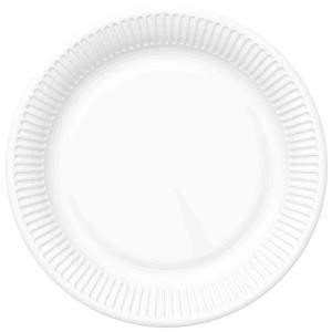 Talerze papierowe białe 22,7cm / 50szt. Talerze papierowe białe 22,7cm / 50szt.