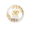 Balon foliowy 18'' Happy 50th Anniversary