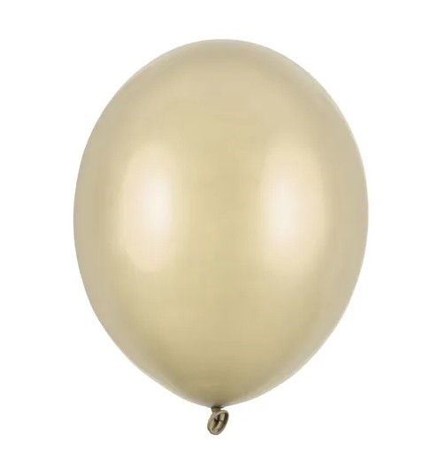 Balony Strong 27 cm, Metallic Cold Gold / 10szt. Balony Strong 27 cm, Metallic Cold Gold / 10szt.
