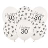 Balony 30 cm, 30, Pastel Off-white / 6szt.