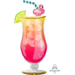 Balon foliowy "Let's Flamingle Tropical Drink"