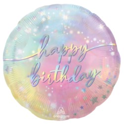 Balon foliowy Happy Birthday Luminous 43 cm