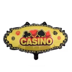 Balon foliowy Kasyno 41x62cm , Casino