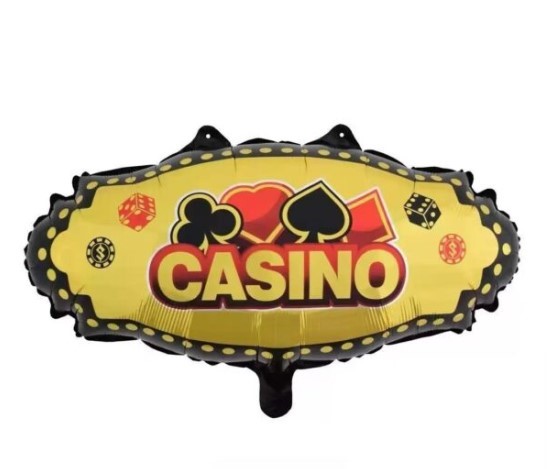 Balon foliowy Kasyno 41x62cm , Casino