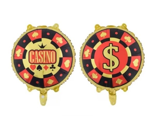Balon foliowy Kasyno 18 cali , Casino