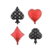 Balon foliowy Karta Kasyno 4szt