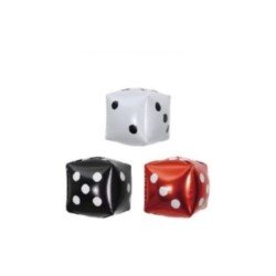 Balon foliowy kostka Casino Kasyno 3 szt.