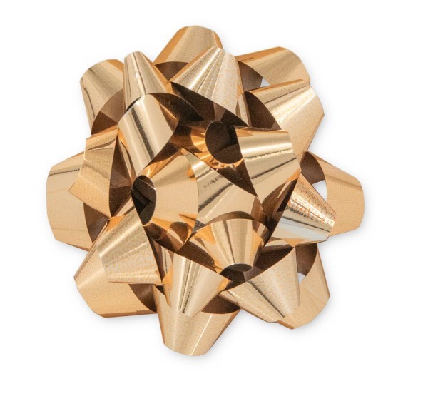 Kokarda prezentowa rose gold 10cm 1 szt. Kokarda prezentowa rose gold 10cm 1 szt.
