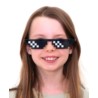 Imprezowe wąskie okulary Piksele 1szt.