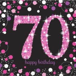 Serwetki HB "70" uroczysto, różowy