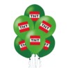 Balony 12" kolorowe TNT Minecraft 12szt Balony 12" kolorowe TNT Minecraft 12szt