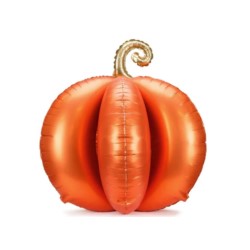 Stojący balon foliowy Dynia 3D, 90x90 cm