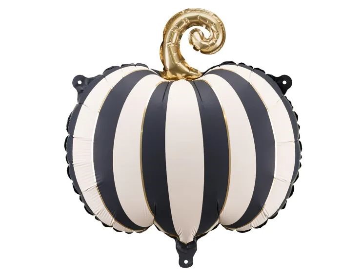 Balon foliowy Dynia w paski, 39x38 cm Balon foliowy Dynia w paski, 39x38 cm