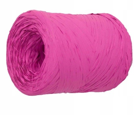 Rafia szpulka 16 "fuksja" 200m.