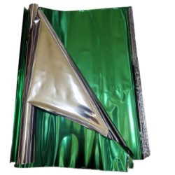 Folia celofan arkusz 50x70 cm. ZIELONY 50 szt.