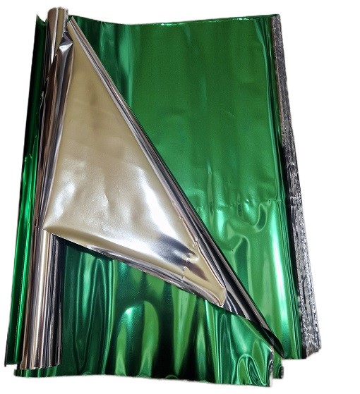 Folia celofan arkusz 50x70 cm. ZIELONY 50 szt.