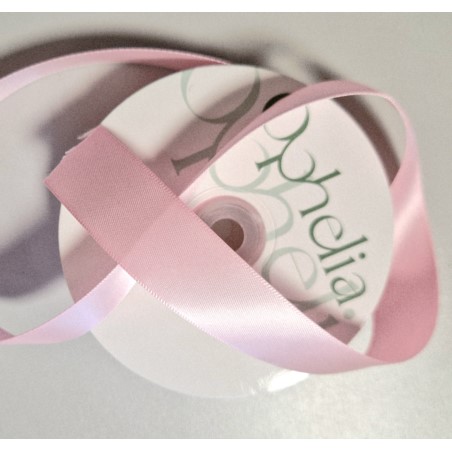 Wstążka satynowa, OPHELIA ROSE PINK, 25mm/32m