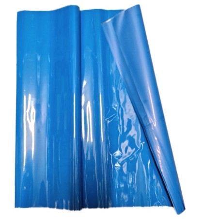 Folia celofan arkusz 50x70cm. niebieski mat 50szt.