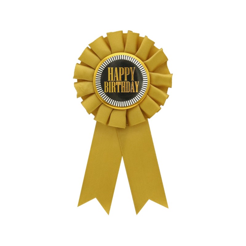 Kotylion "Happy Birthday"