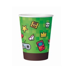Kubeczki papierowe GAME ON - 6 szt.