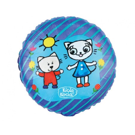 Balon foliowy Kicia Kocia i Nunuś, 18"